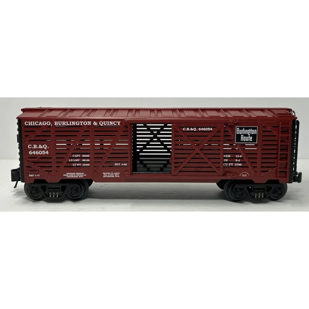 Aristo Craft Trains Classic 64 Series Chicago Burlington‎ Quincy Stock Car EUC